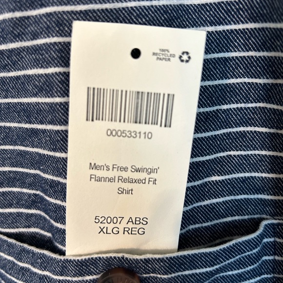 Men's Duluth Trading Free-Swingin' Flannel Relaxed Fit NWT - Picture 3 of 5